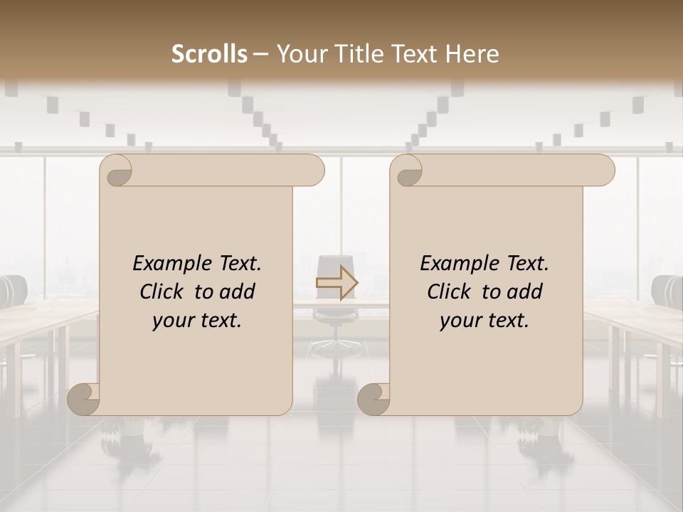 Interior Panorama Tiled PowerPoint Template