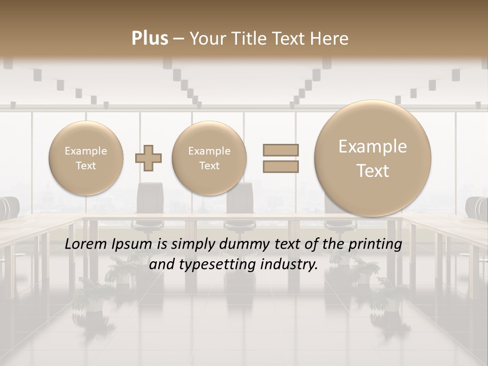 Interior Panorama Tiled PowerPoint Template