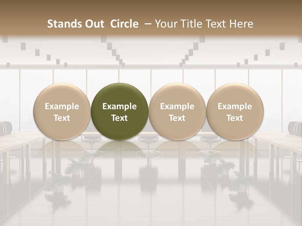 Interior Panorama Tiled PowerPoint Template