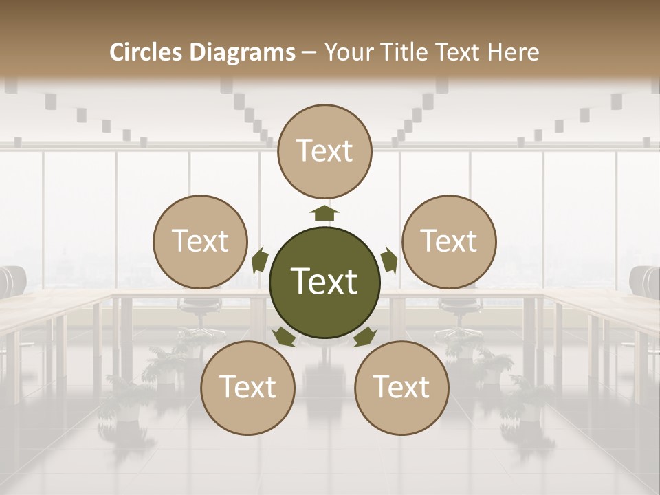 Interior Panorama Tiled PowerPoint Template