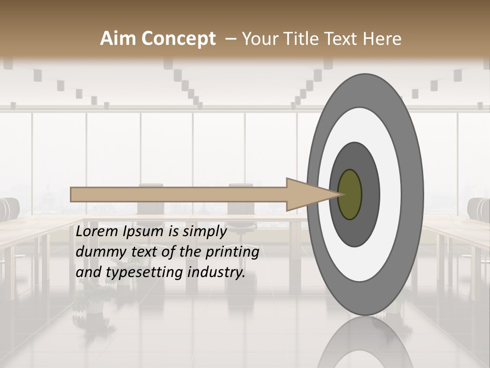 Interior Panorama Tiled PowerPoint Template