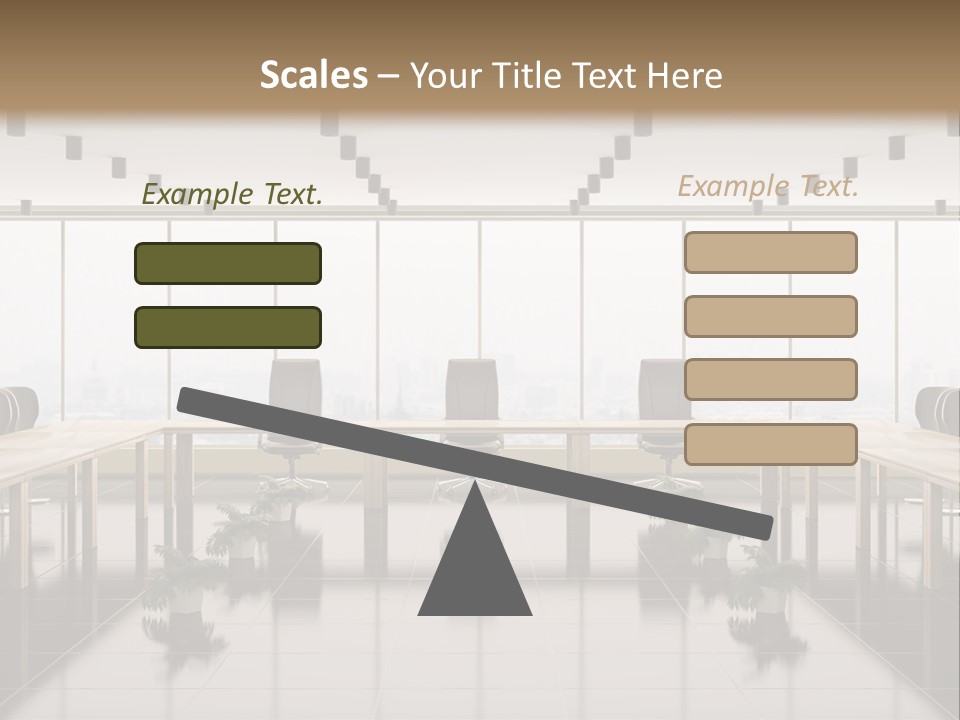 Interior Panorama Tiled PowerPoint Template