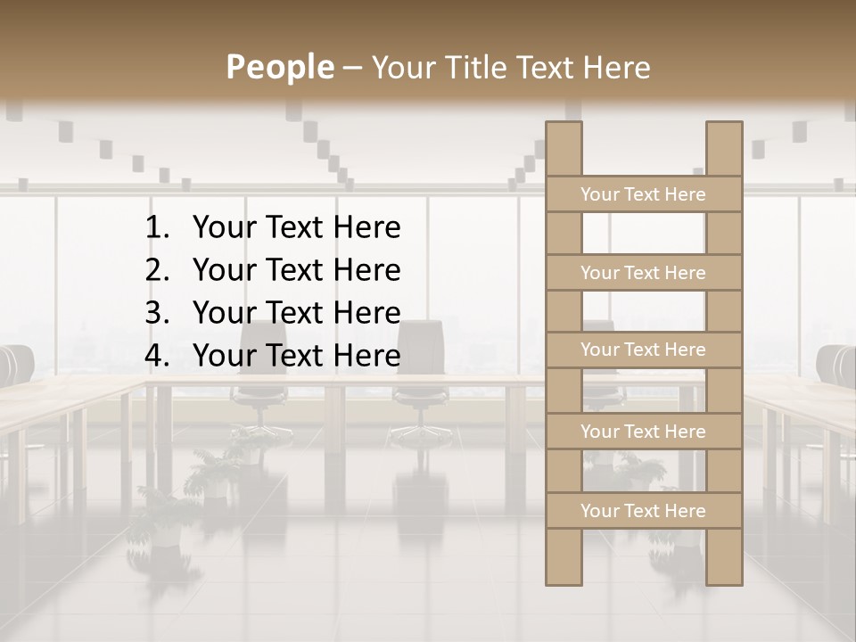 Interior Panorama Tiled PowerPoint Template