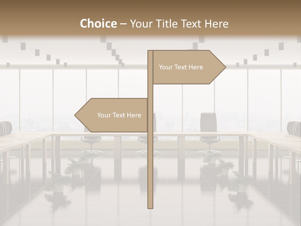 Interior Panorama Tiled PowerPoint Template