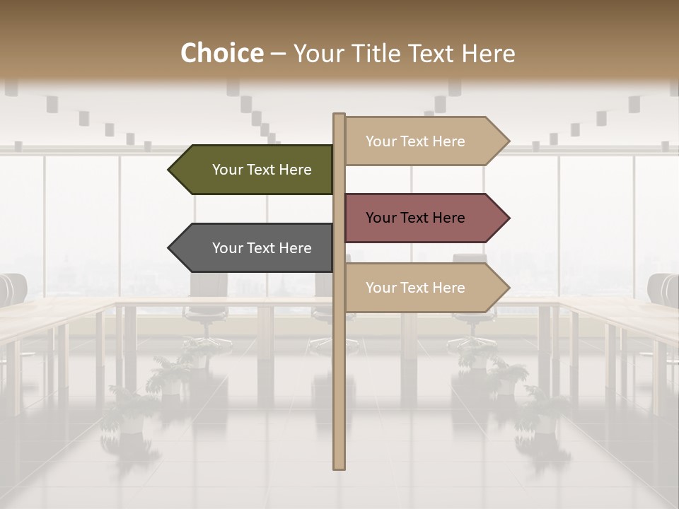 Interior Panorama Tiled PowerPoint Template