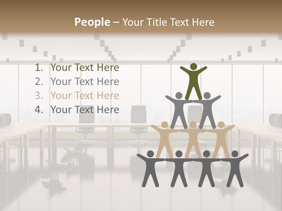 Interior Panorama Tiled PowerPoint Template