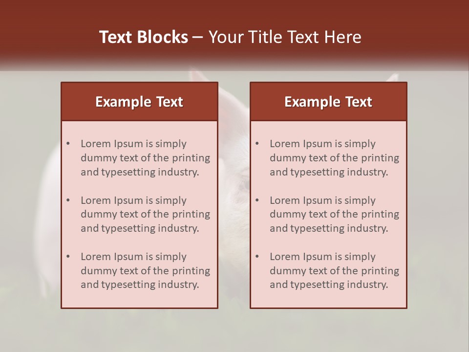 Sow Pink View PowerPoint Template