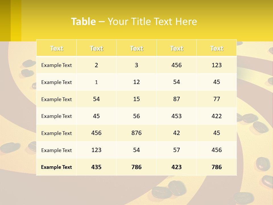 Table Work Hot PowerPoint Template