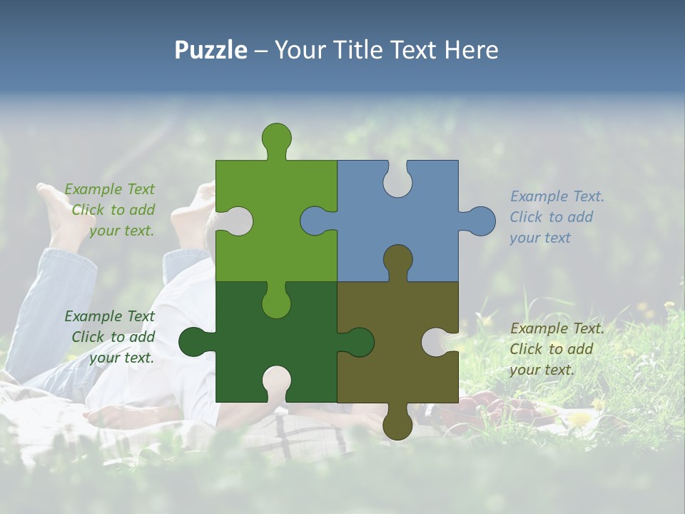 Picnic Casual Adult PowerPoint Template