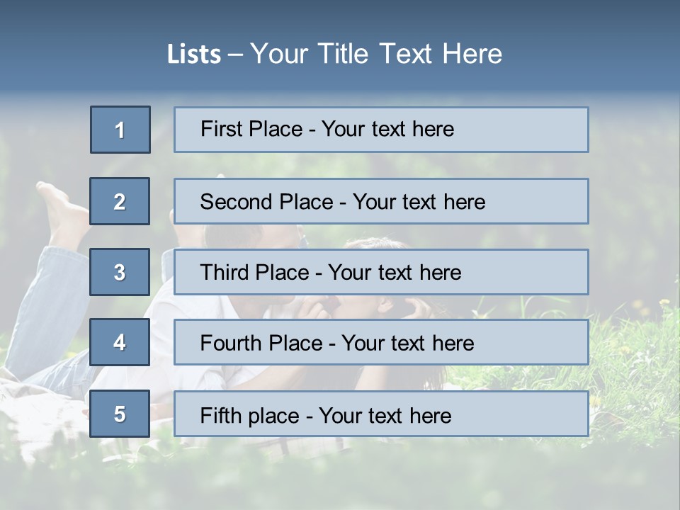 Picnic Casual Adult PowerPoint Template