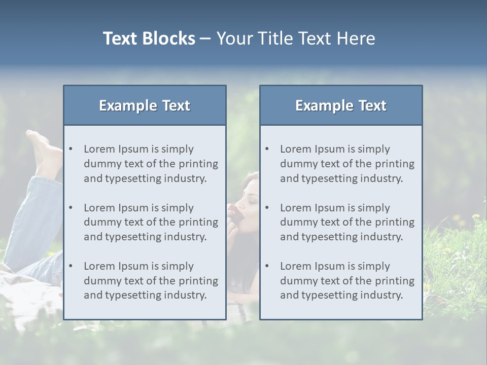 Picnic Casual Adult PowerPoint Template