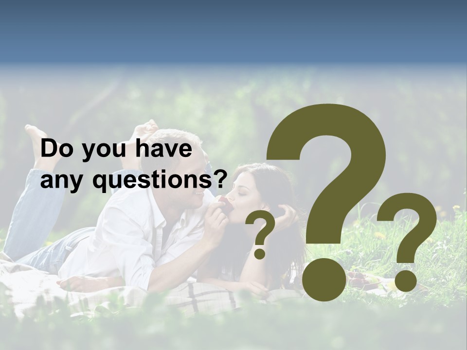 Picnic Casual Adult PowerPoint Template