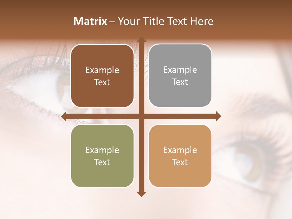 Beautiful Eyesight Look PowerPoint Template