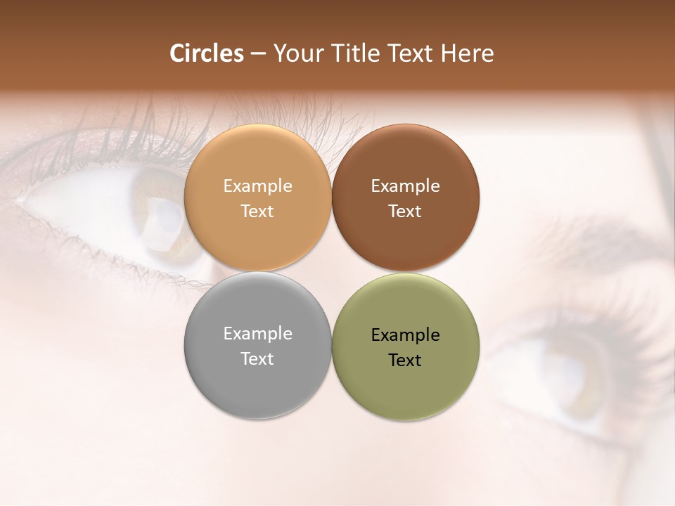 Beautiful Eyesight Look PowerPoint Template