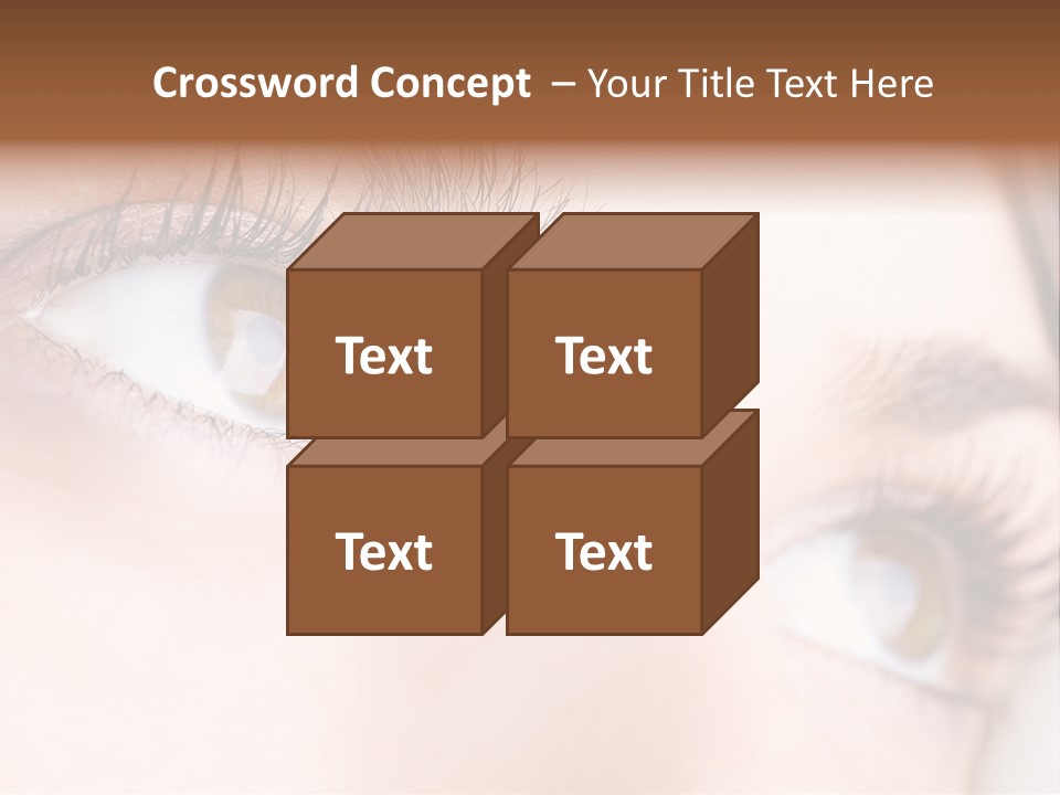 Beautiful Eyesight Look PowerPoint Template