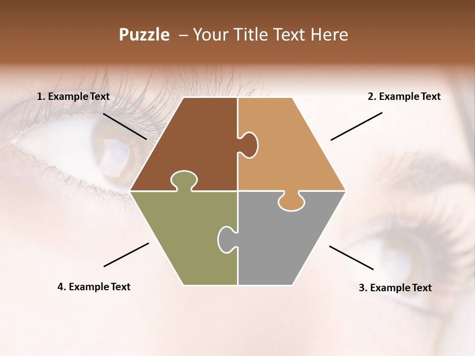 Beautiful Eyesight Look PowerPoint Template