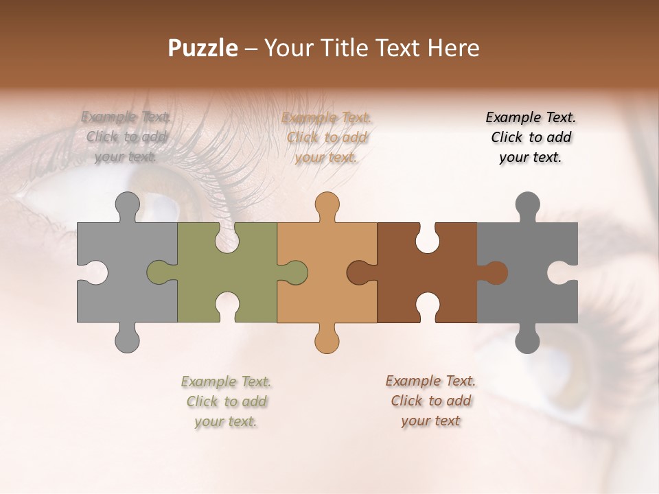 Beautiful Eyesight Look PowerPoint Template