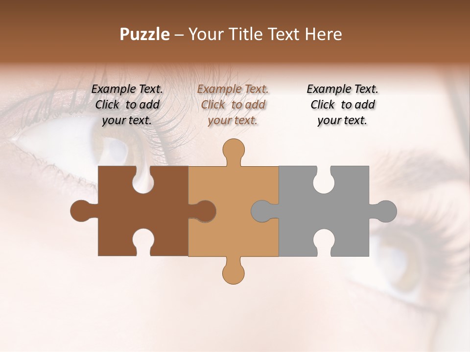 Beautiful Eyesight Look PowerPoint Template