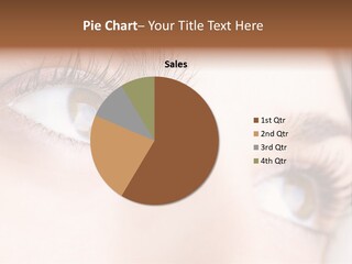 Beautiful Eyesight Look PowerPoint Template