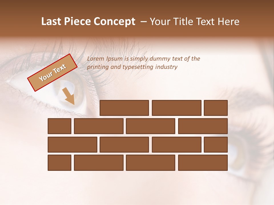 Beautiful Eyesight Look PowerPoint Template