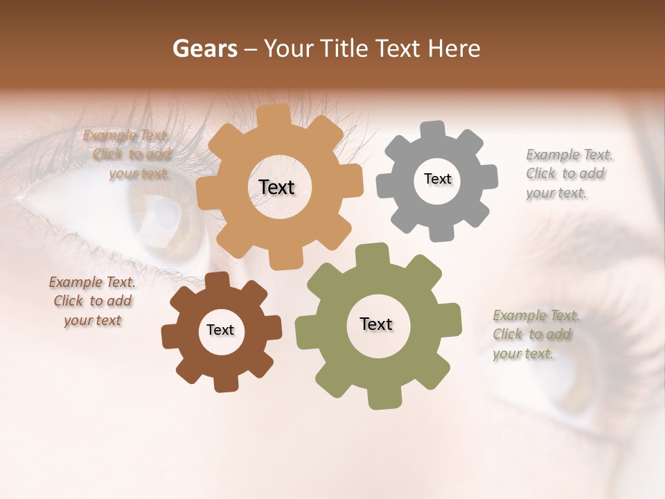 Beautiful Eyesight Look PowerPoint Template