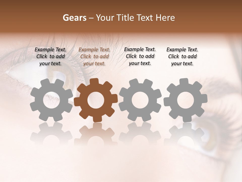 Beautiful Eyesight Look PowerPoint Template