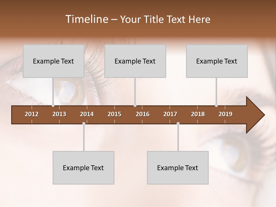 Beautiful Eyesight Look PowerPoint Template