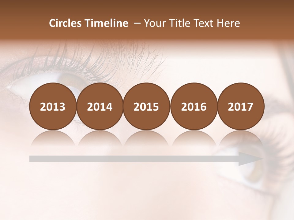 Beautiful Eyesight Look PowerPoint Template