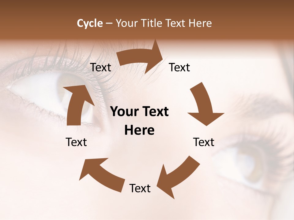 Beautiful Eyesight Look PowerPoint Template