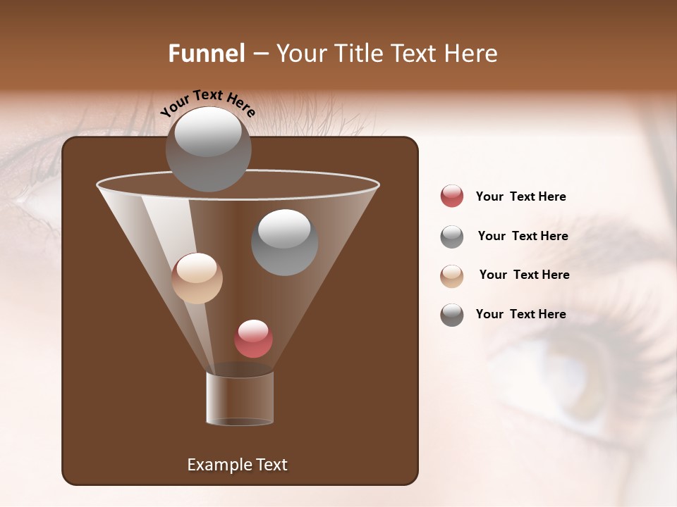 Beautiful Eyesight Look PowerPoint Template