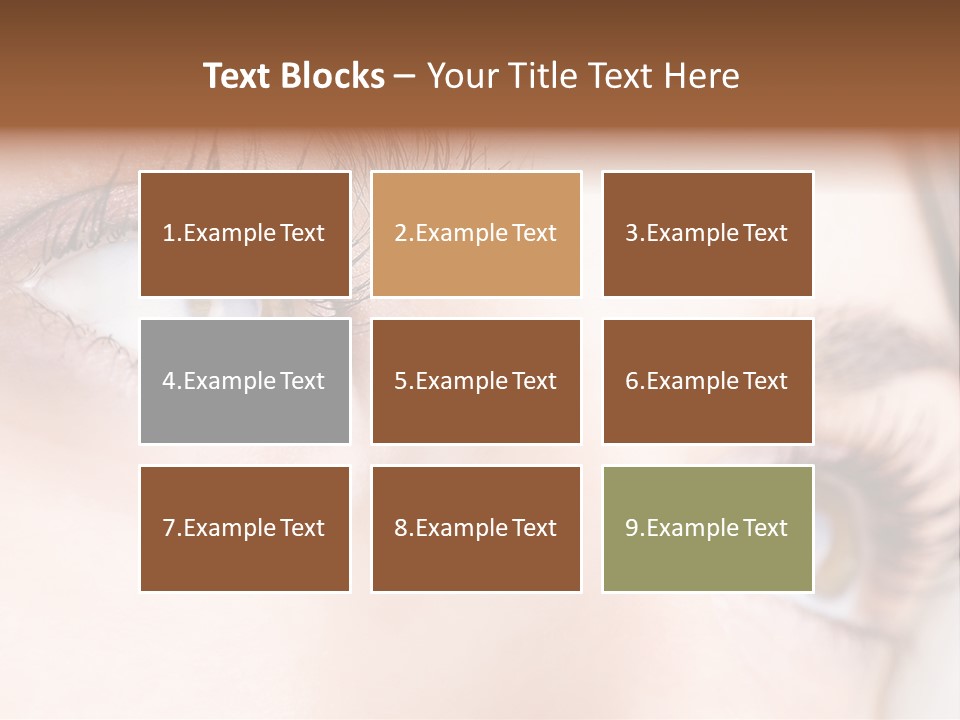 Beautiful Eyesight Look PowerPoint Template