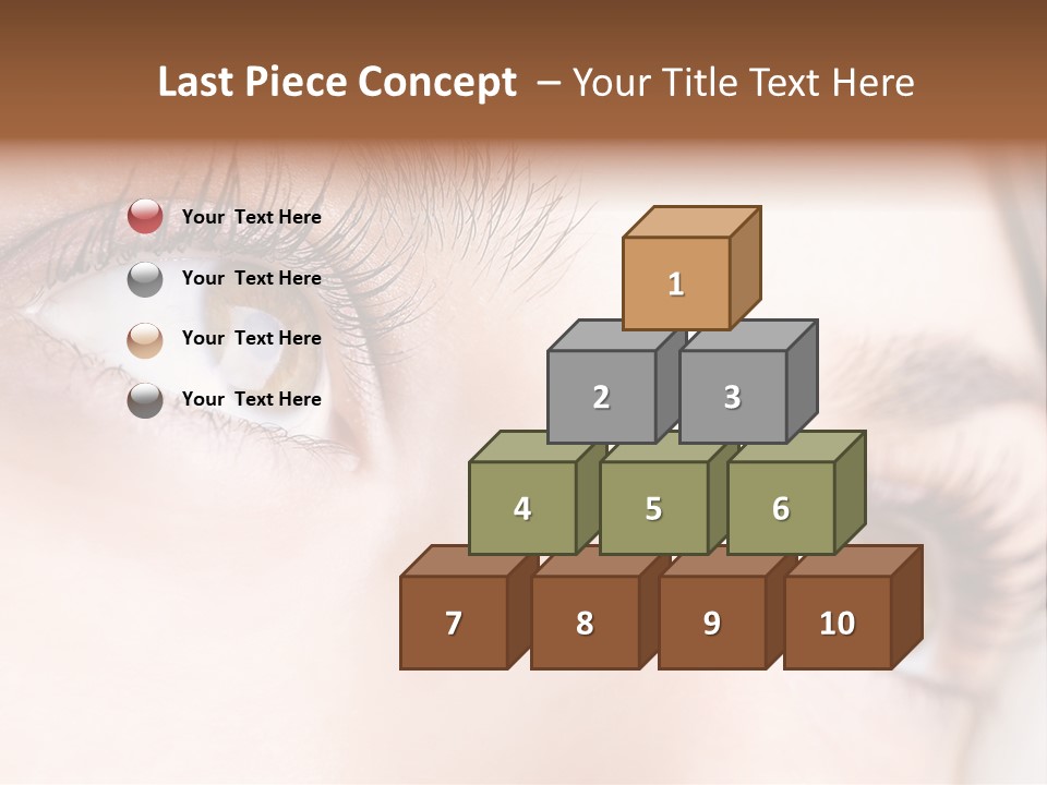 Beautiful Eyesight Look PowerPoint Template