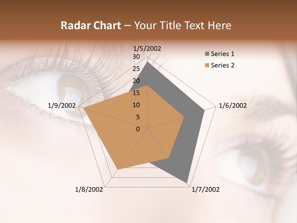 Beautiful Eyesight Look PowerPoint Template