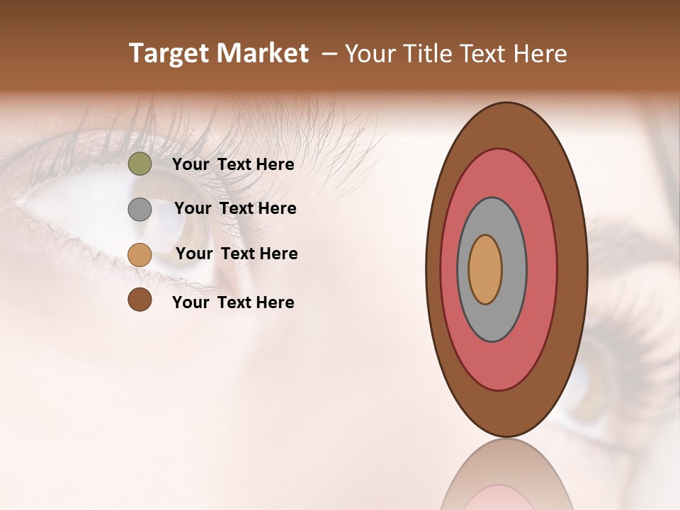 Beautiful Eyesight Look PowerPoint Template