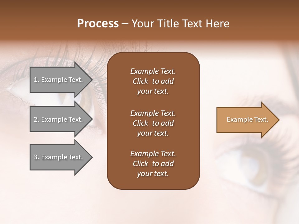 Beautiful Eyesight Look PowerPoint Template