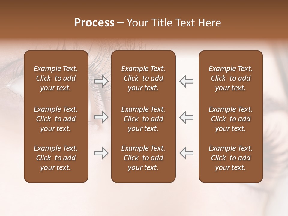 Beautiful Eyesight Look PowerPoint Template