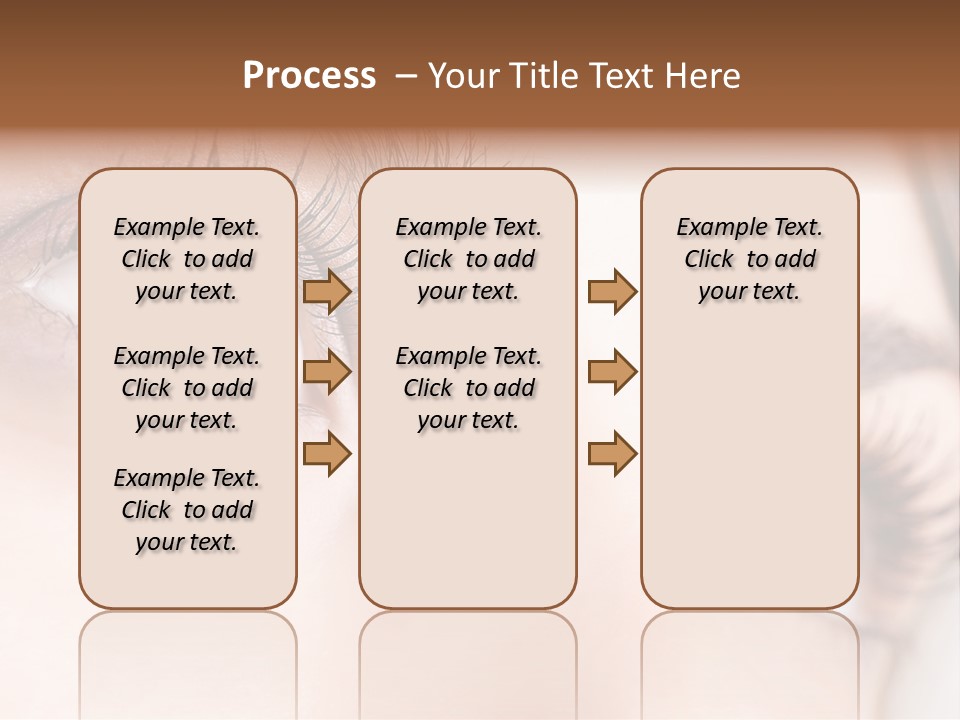 Beautiful Eyesight Look PowerPoint Template
