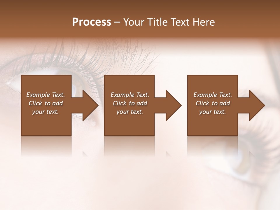 Beautiful Eyesight Look PowerPoint Template