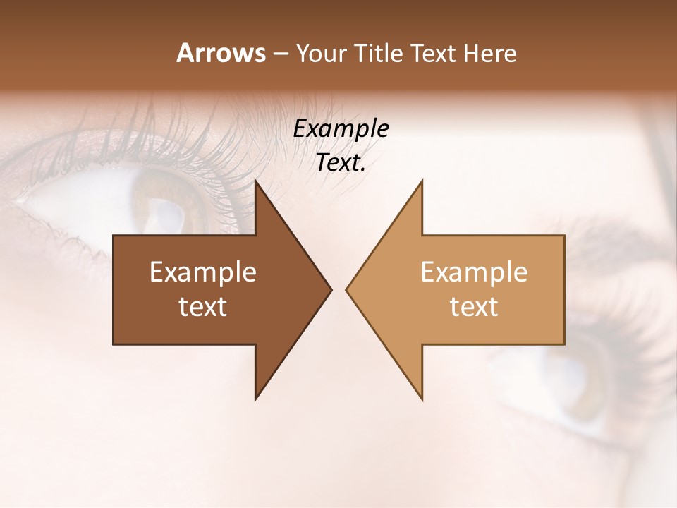 Beautiful Eyesight Look PowerPoint Template