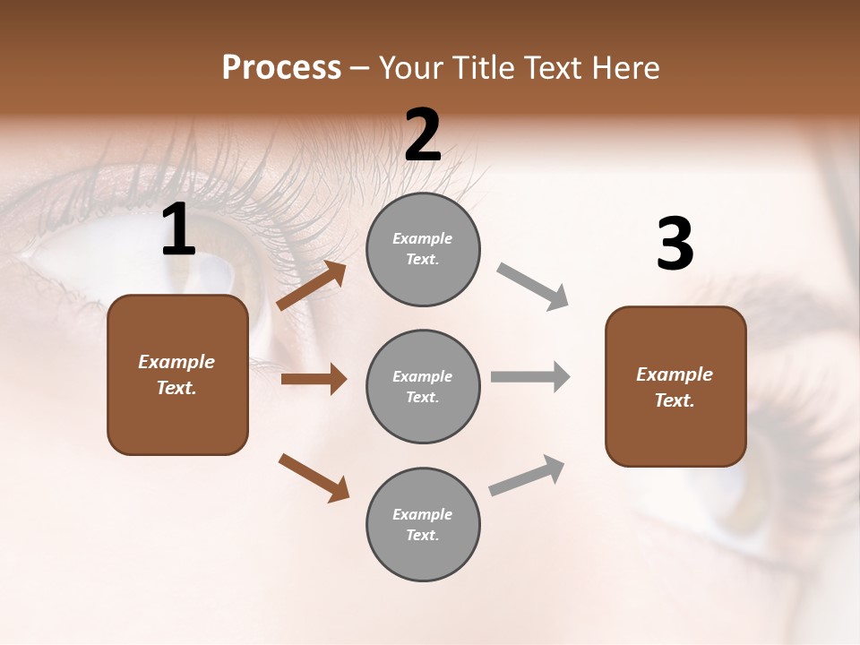 Beautiful Eyesight Look PowerPoint Template