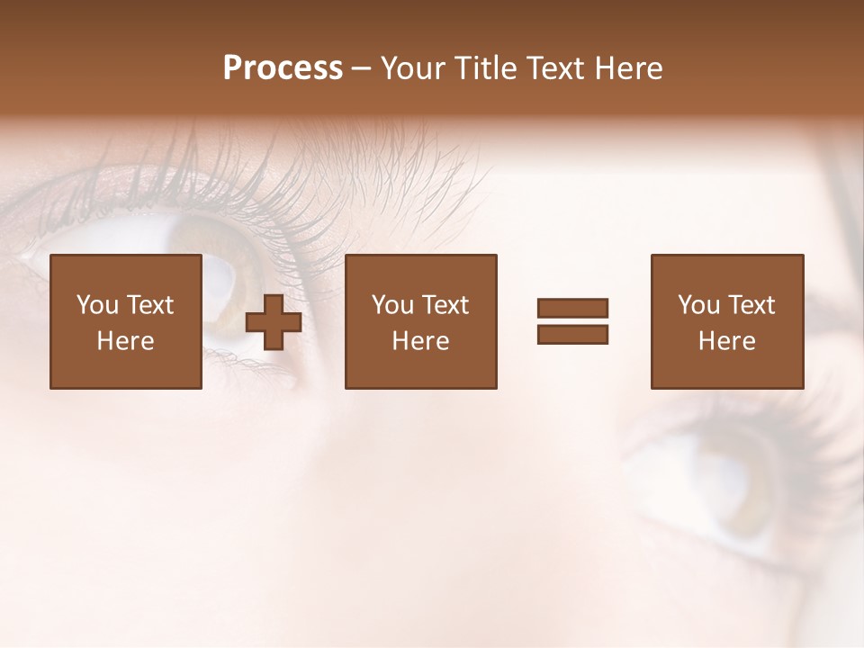 Beautiful Eyesight Look PowerPoint Template