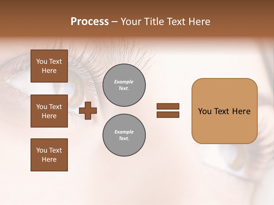 Beautiful Eyesight Look PowerPoint Template