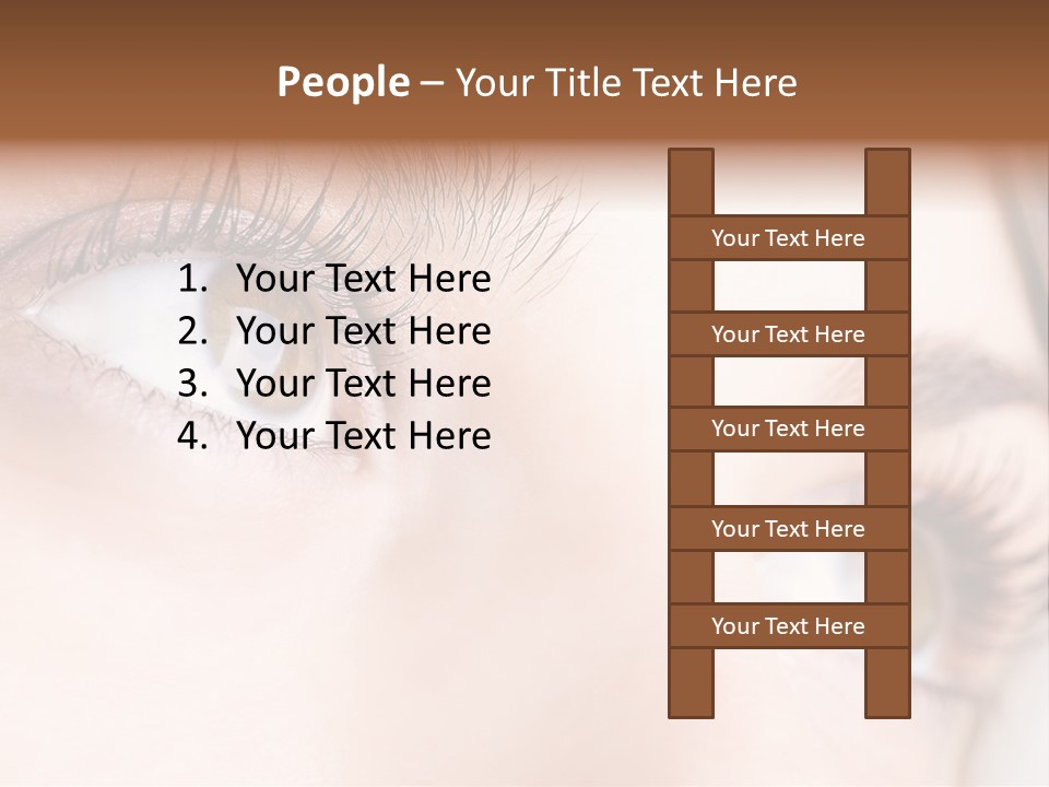Beautiful Eyesight Look PowerPoint Template