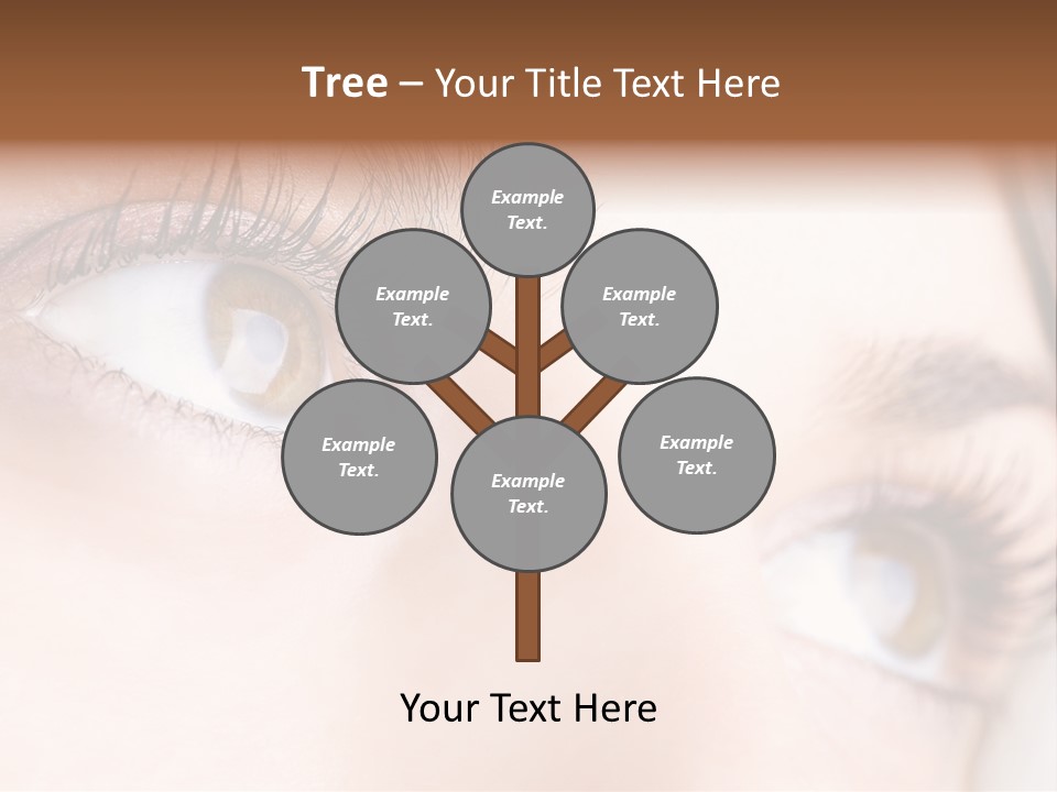 Beautiful Eyesight Look PowerPoint Template