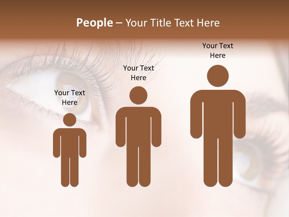 Beautiful Eyesight Look PowerPoint Template