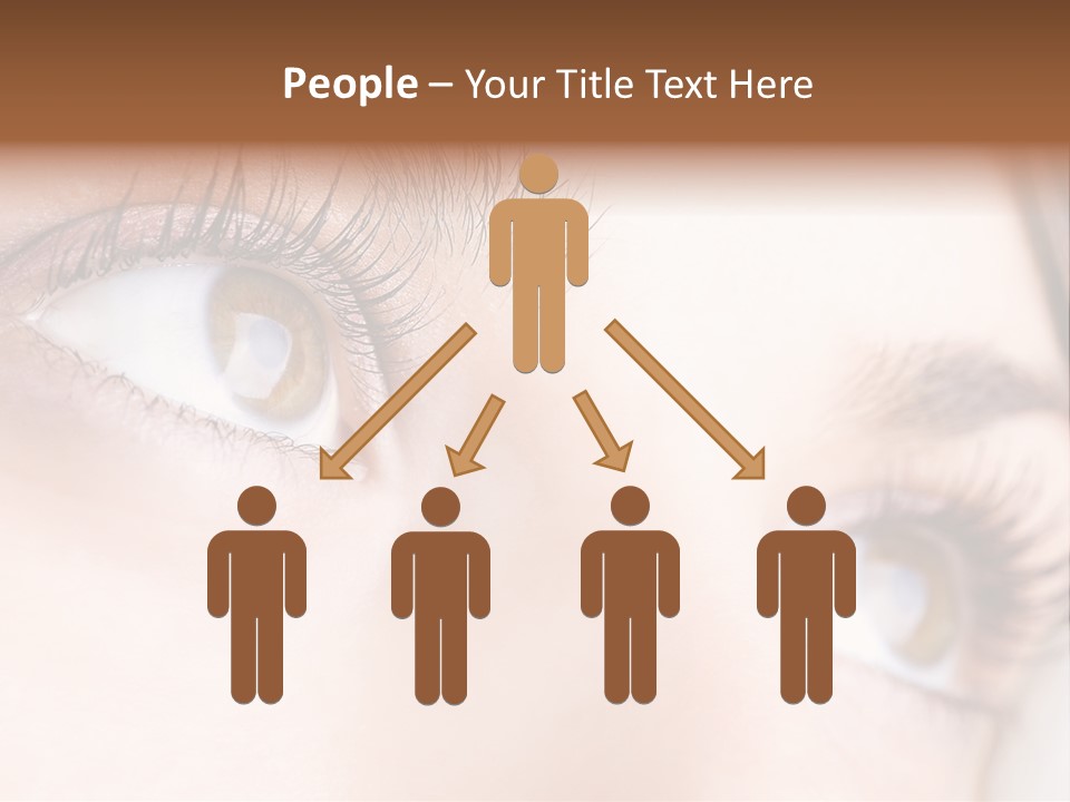 Beautiful Eyesight Look PowerPoint Template
