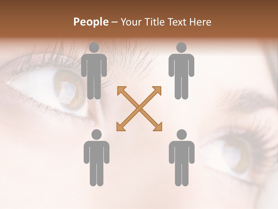 Beautiful Eyesight Look PowerPoint Template