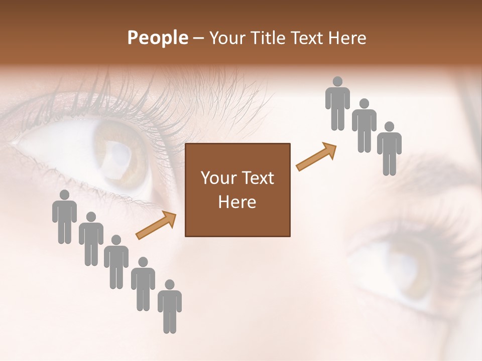Beautiful Eyesight Look PowerPoint Template