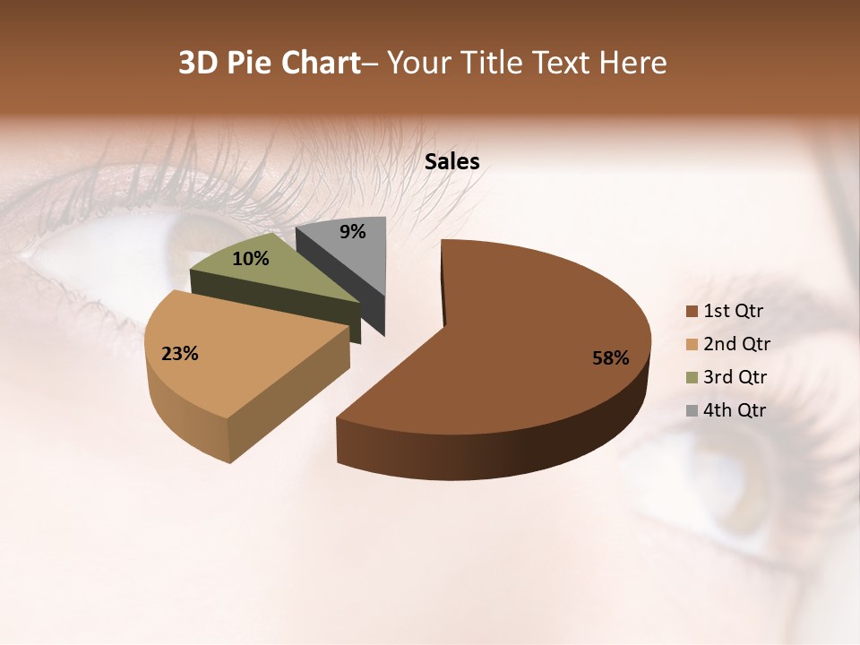 Beautiful Eyesight Look PowerPoint Template