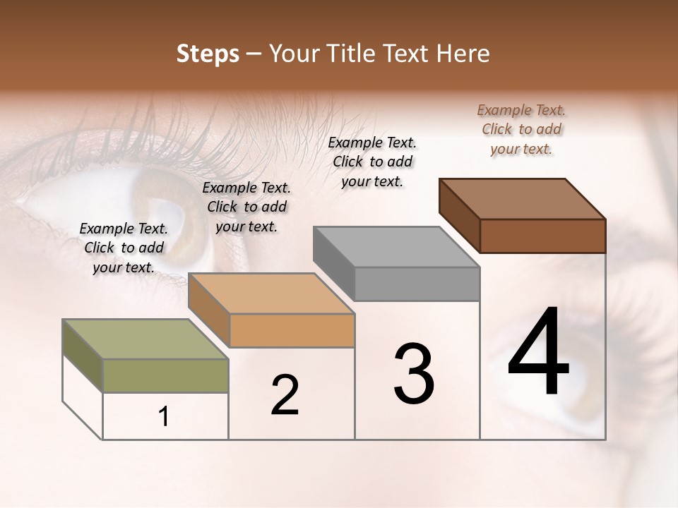 Beautiful Eyesight Look PowerPoint Template